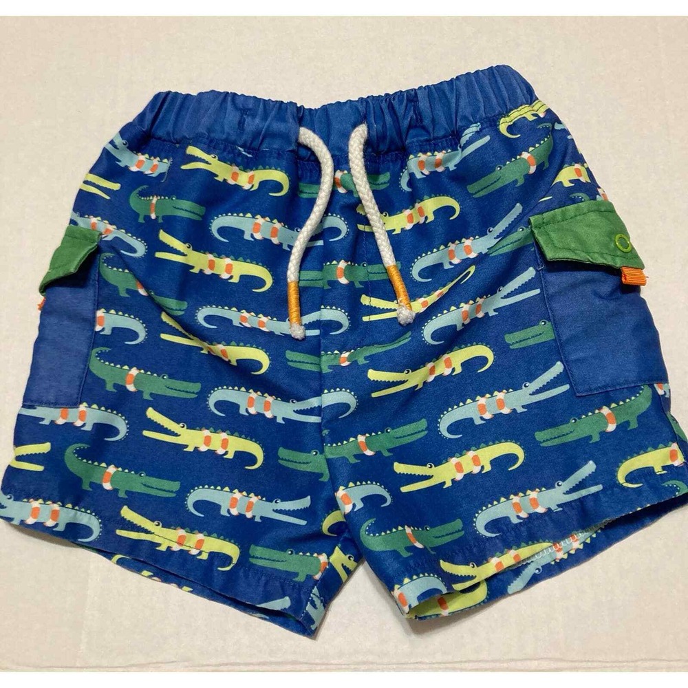 Mudpie Boy's Toddler Aligator Swimsuit Size 12-18M
